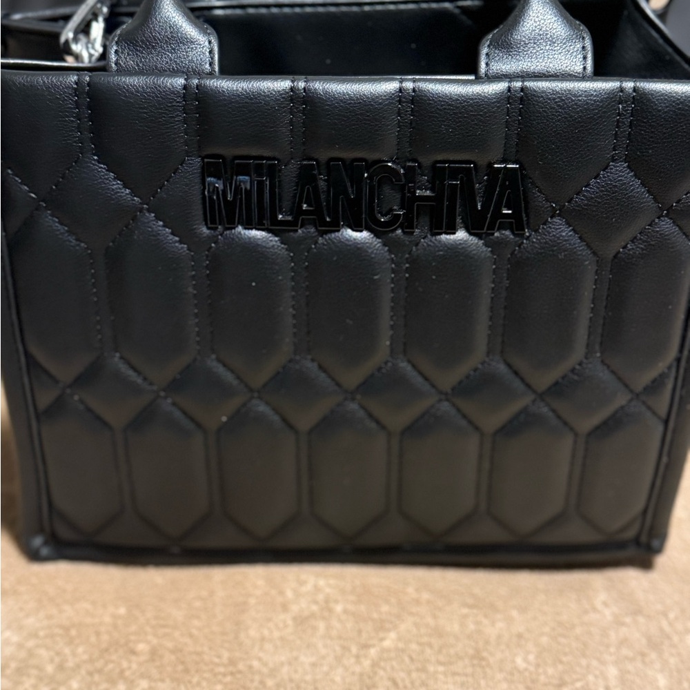 Black Quilted Women's Bag